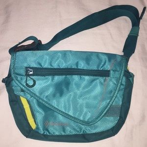 Outdoor teal crossbody or fanny pack